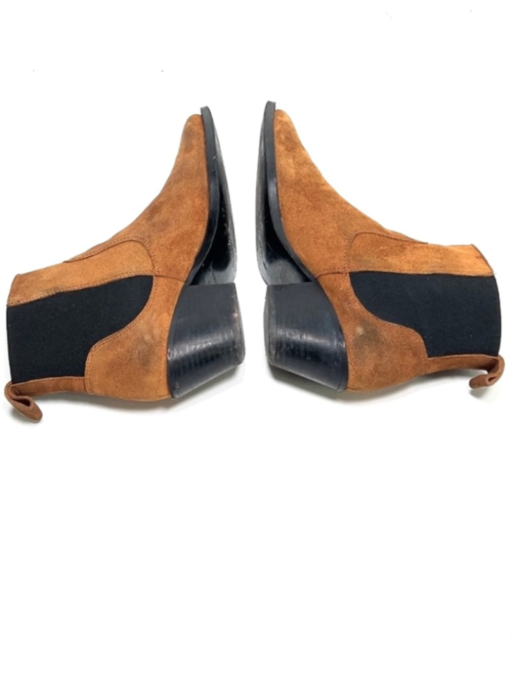 Everlane Womans Boots Tan Brown Suede The Western Boot Ankle Southwest 6.5 - Picture 6 of 7